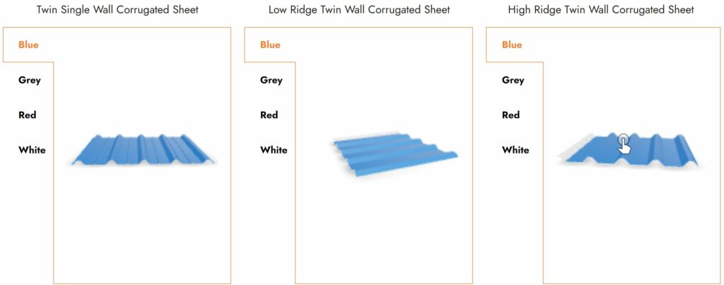 Gondal uPVC Roofing Sheets Types
